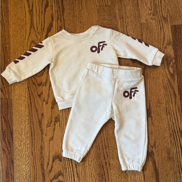 Infant Off White Jogger